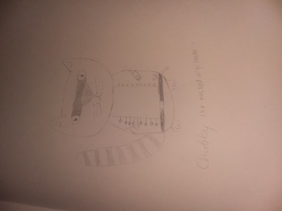 Druid's friends: Chunky the oversized masked vigilante